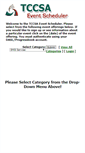 Mobile Screenshot of event.tccsa.net
